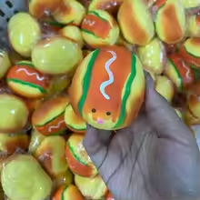 Interactive Squeaky Plush Dog Toy - New hot-selling squishy stress-relief toy in