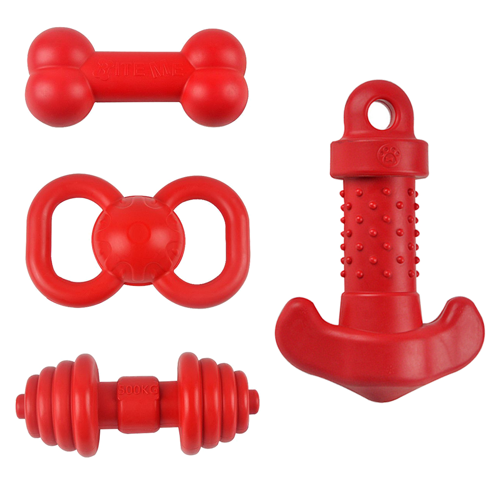 Red TPR Bone Dog Chew Toy Inde - đánh giá và giá Indestructible Dog Chew Toy
