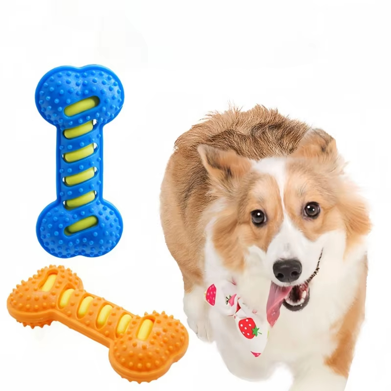Pet Dog Chew Toys Rubber Bone  - đánh giá và giá Indestructible Dog Chew Toy
