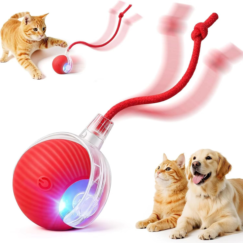 New Dog Interactive Ball Toy A - đánh giá và giá Automatic Moving Dog Ball