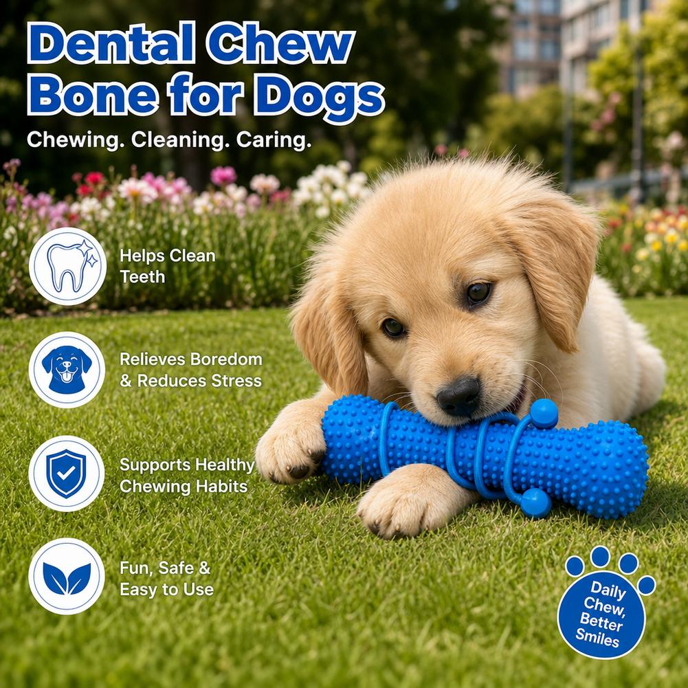 Dog Teeth Cleaning Chew Toy Bi - đánh giá và giá Teeth Cleaning Dog Chew Bone