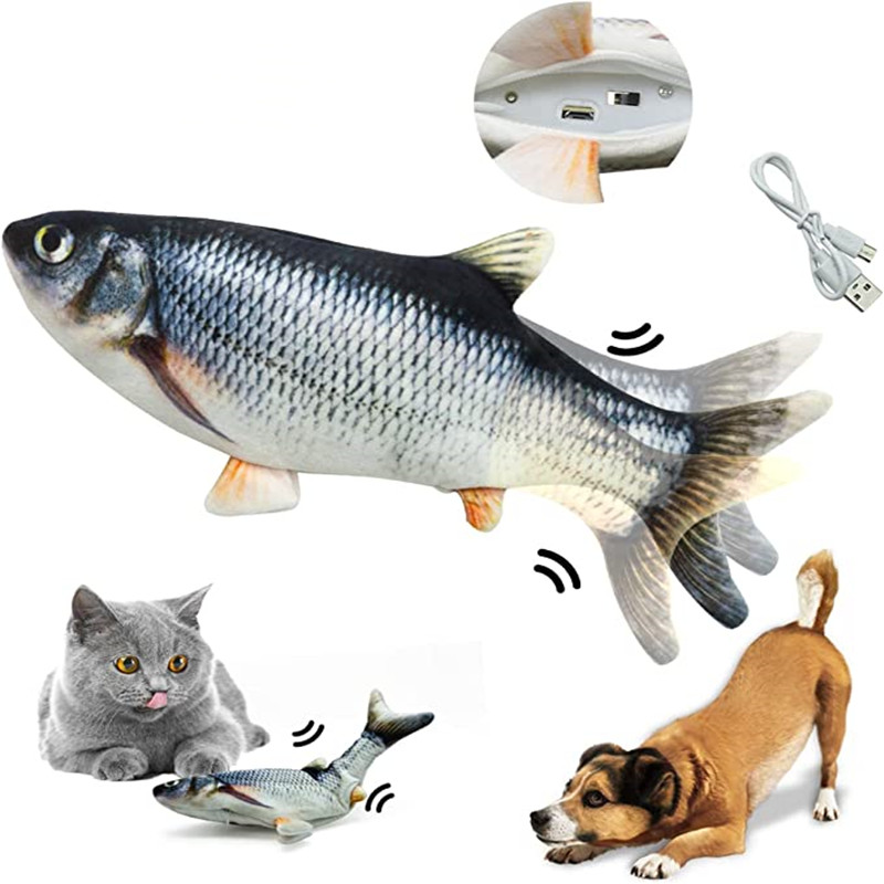 Cat Toys Fish USB Charger  Ele - đánh giá và giá Electric Floppy Fish Dog Toy