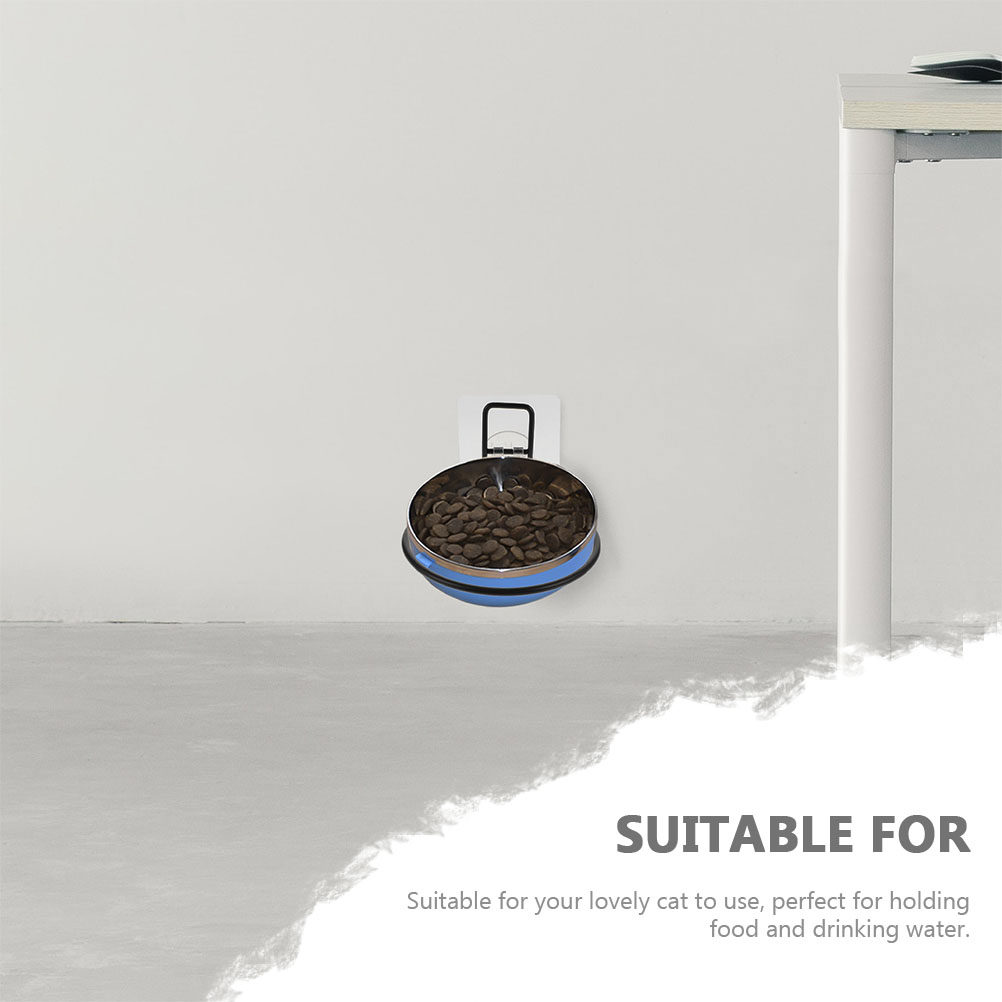 1Set Wall Pet Bowl Rack Hangin - đánh giá và giá Pet Feeders