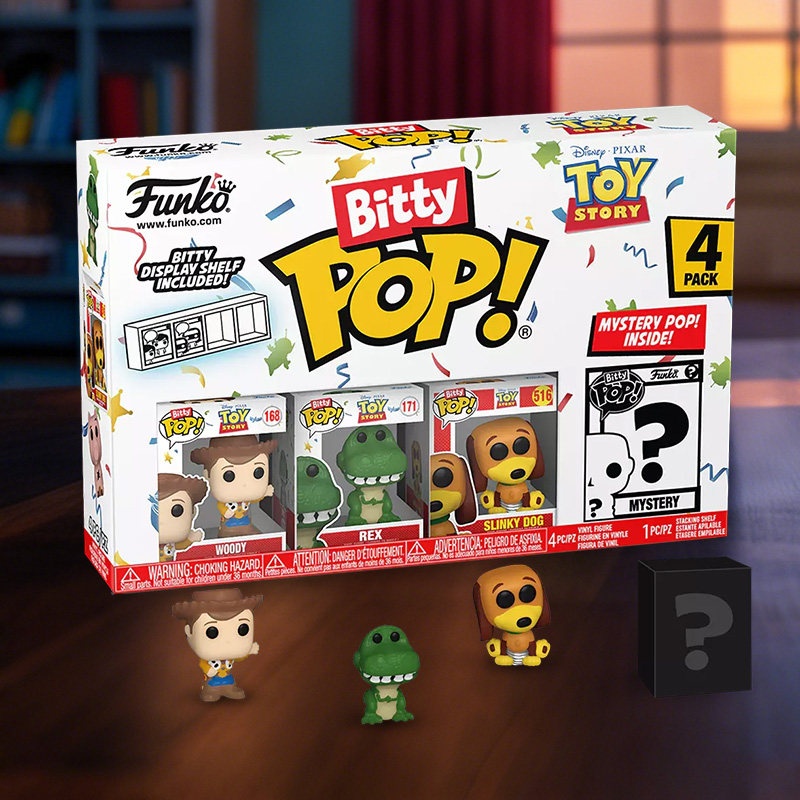Funko Bitty Pop Toy Story Wood - đánh giá và giá Interactive Squeaky Plush Dog Toy