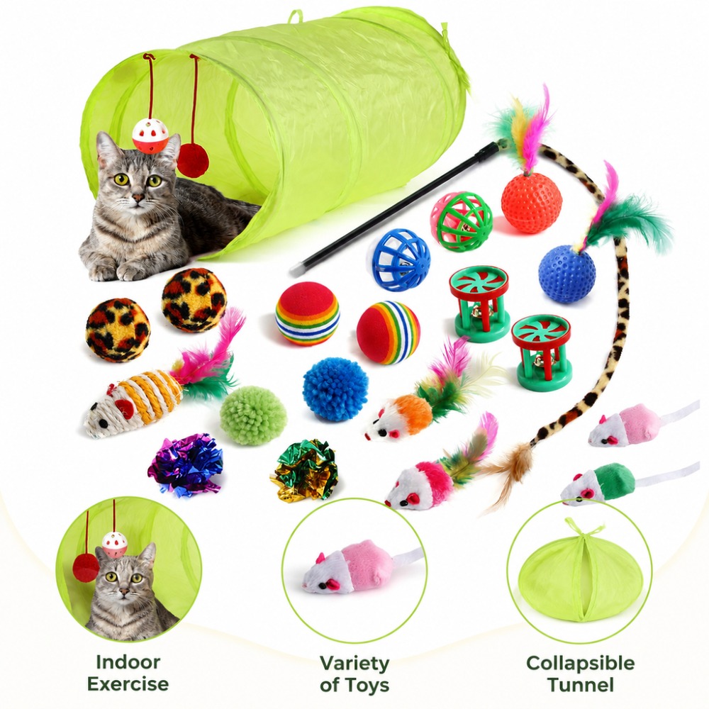 Kitten Play Toy Assortment Fea - đánh giá và giá Catnip Interactive Plush Mouse