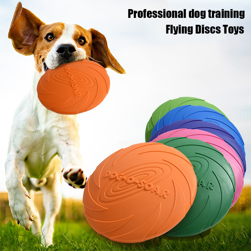 Large Dog Golden Fur Pet Flyin - đánh giá và giá Flying Disc Dog Training Toy